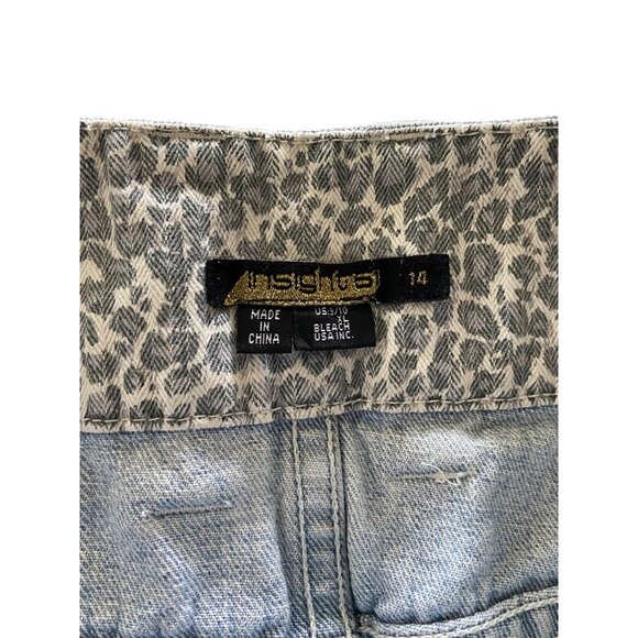 Insight 51 Micro Mini Skirt Blue Size XL Y2K - Picture 3 of 12